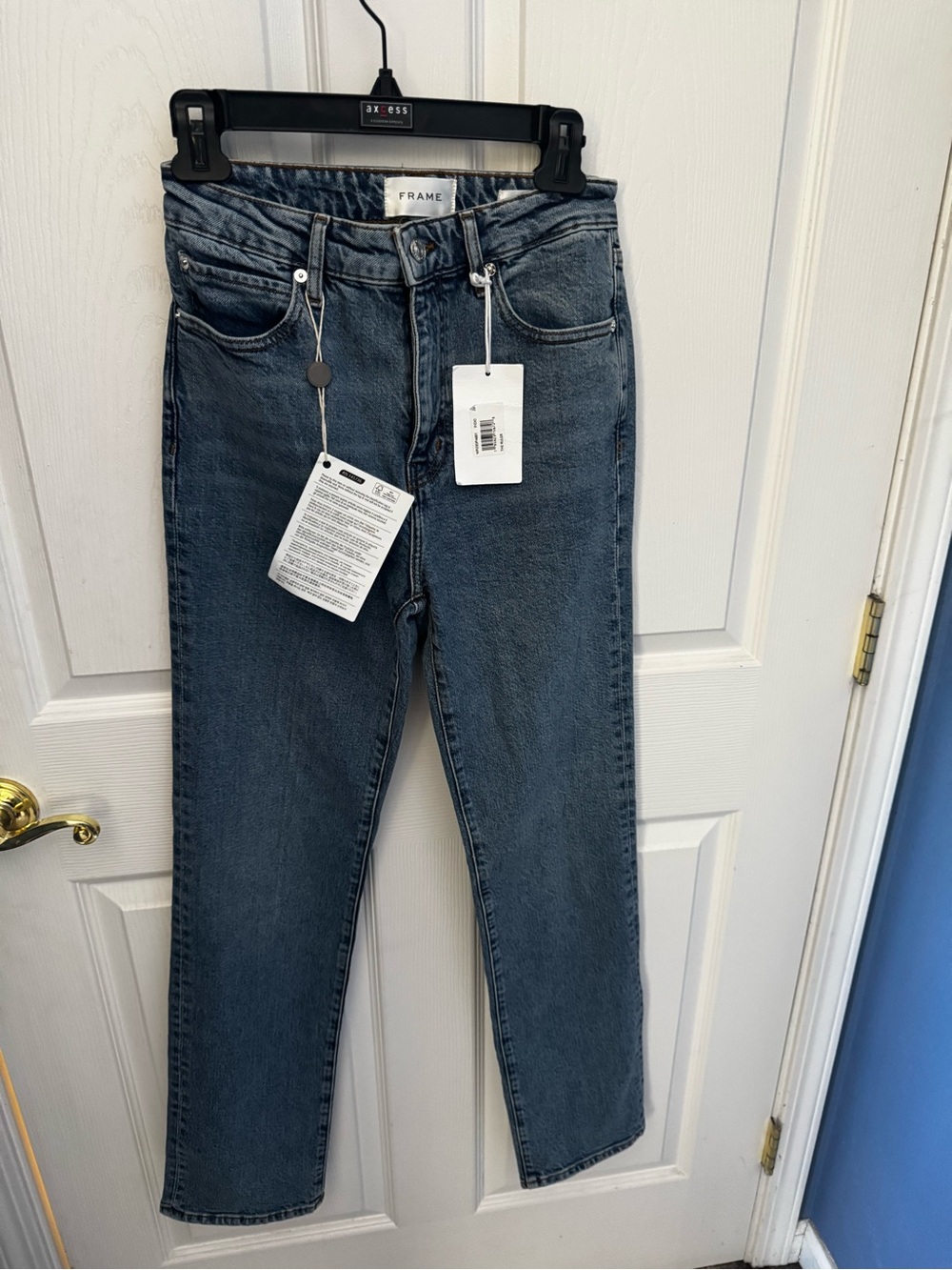 Frame High Rise The Ruler Jeans NWT - Picture 2 of 7